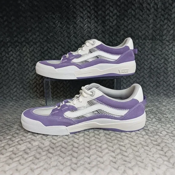 Vans Skate 2 Wayvee Men's Purple White Skate Sneakers Shoes Size 12